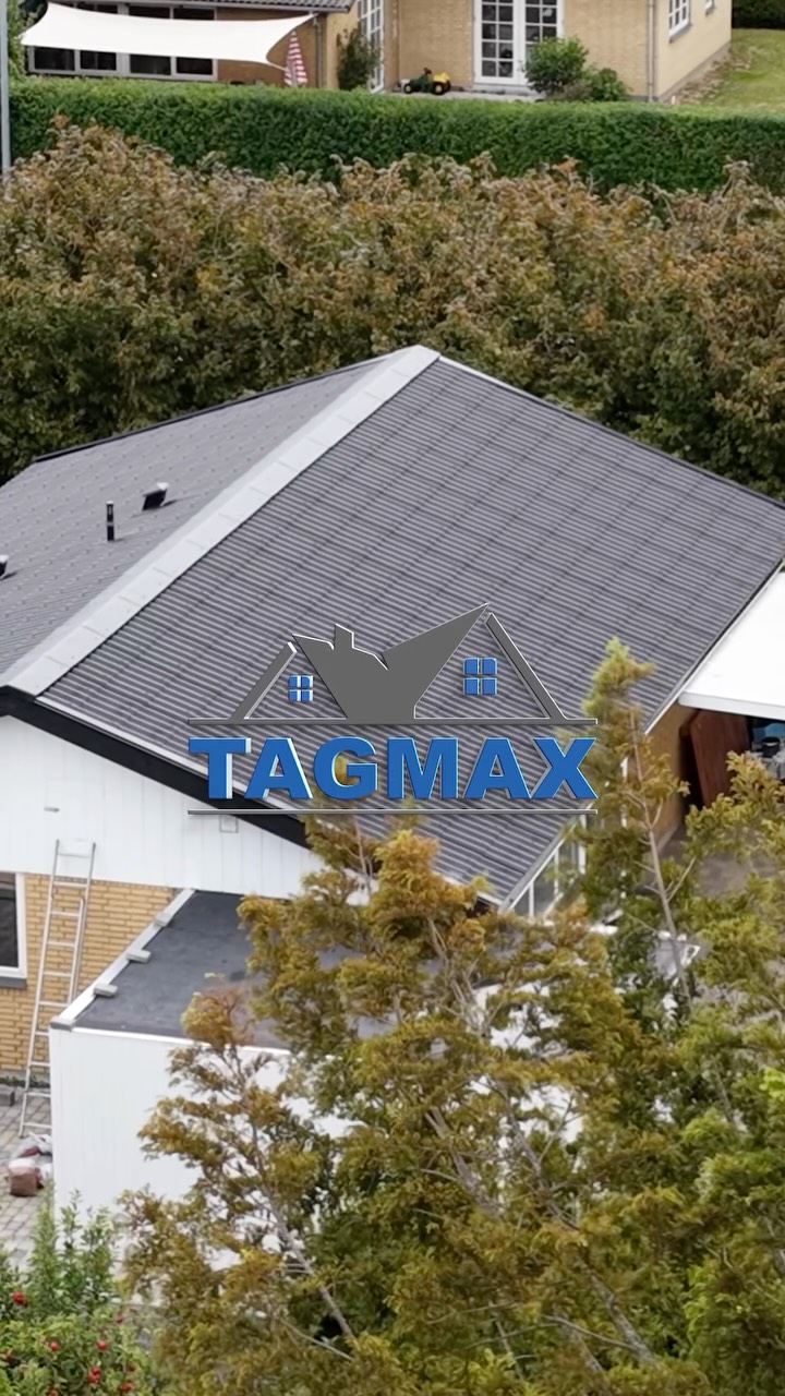 Video fra TAGMAX-tagprojekt på parcelhus
